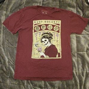 Riot society graphic tee